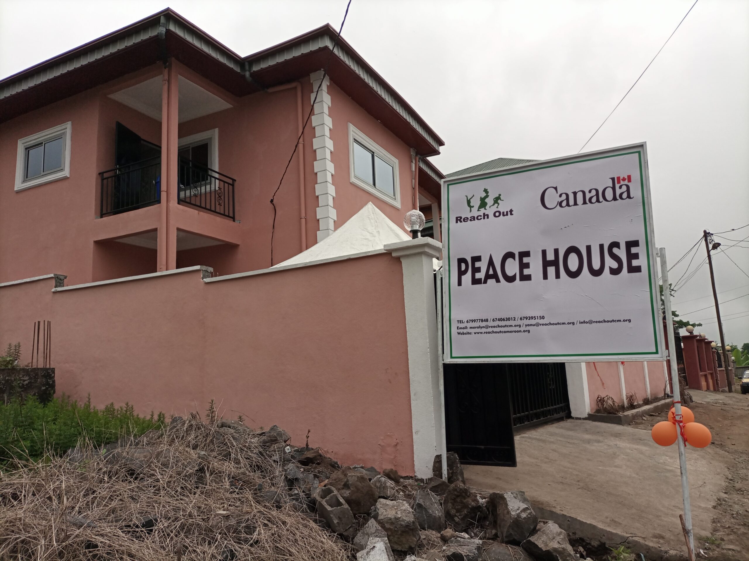 Peace House inaugurated | Photo credit: Njodzeka Danhatu